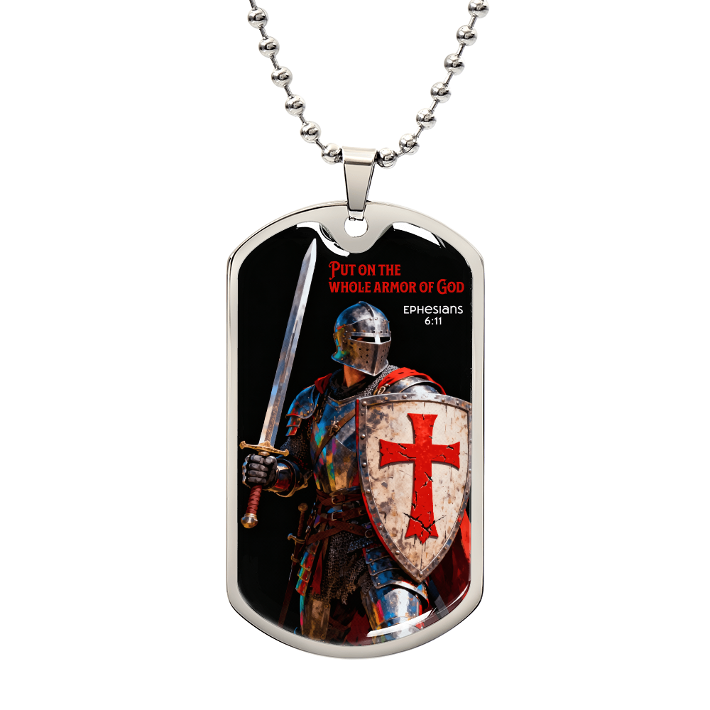 Armor of God Dog Tag