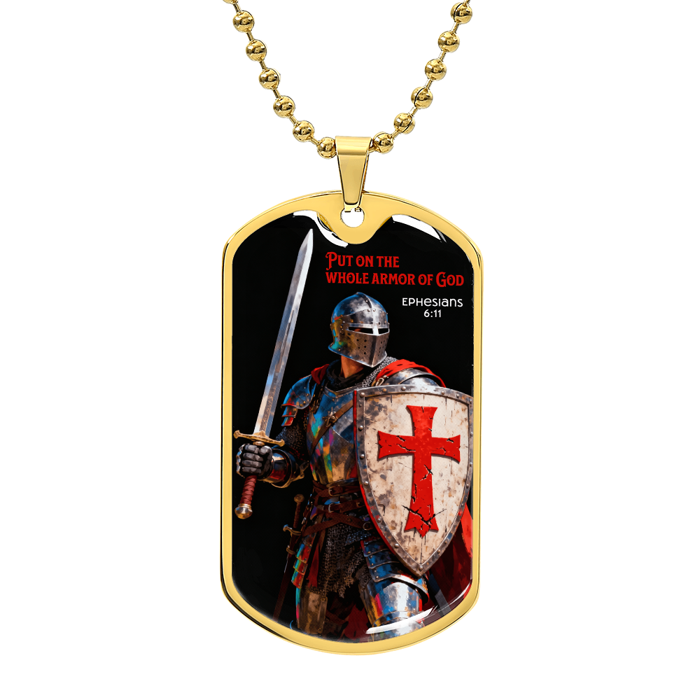 Armor of God Dog Tag